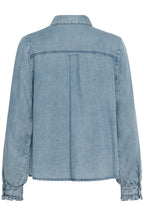 Cream Clothing CREllie Seattle Mid Blue Denim Blouse 10614599 108865