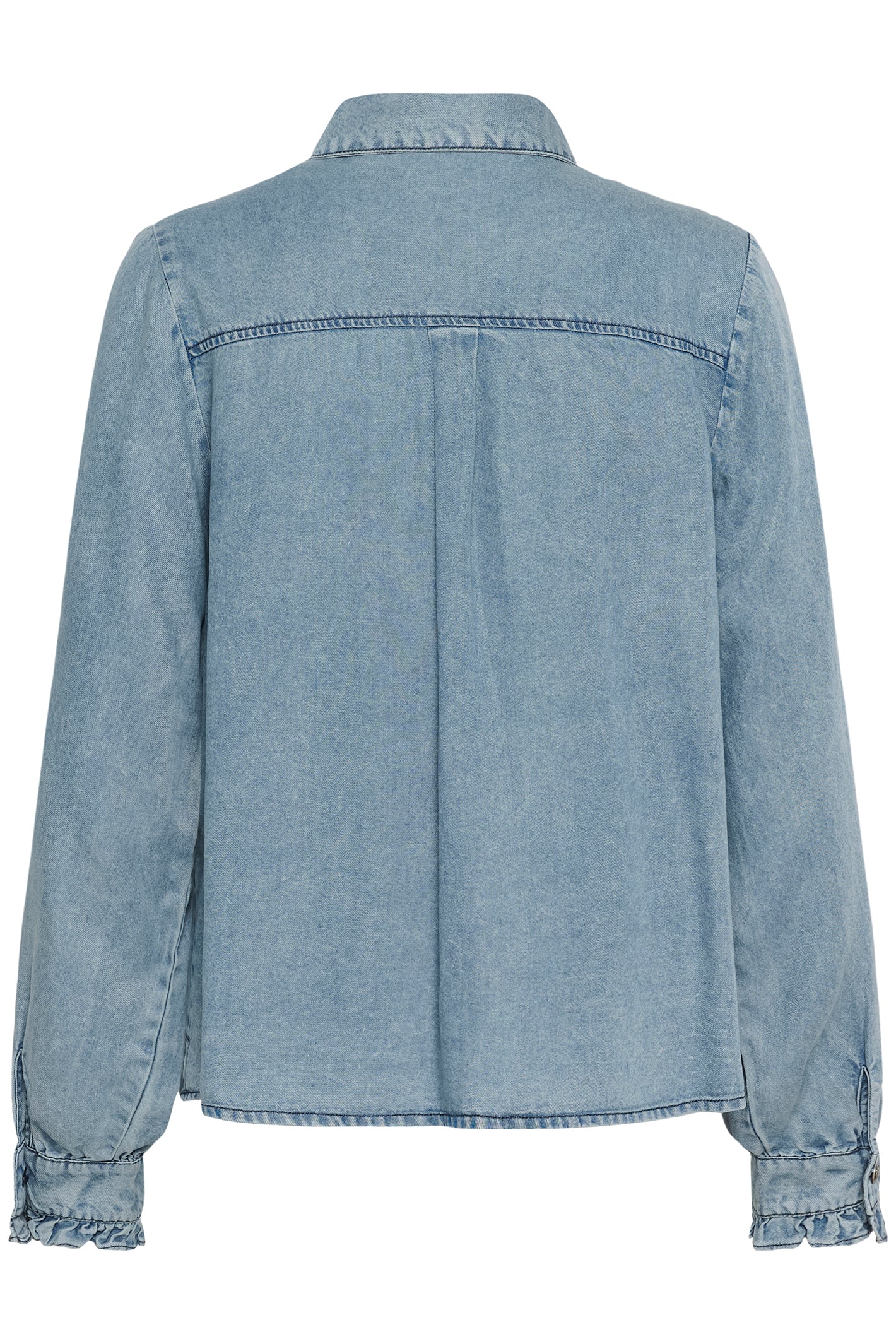 Cream Clothing CREllie Seattle Mid Blue Denim Blouse 10614599 108865
