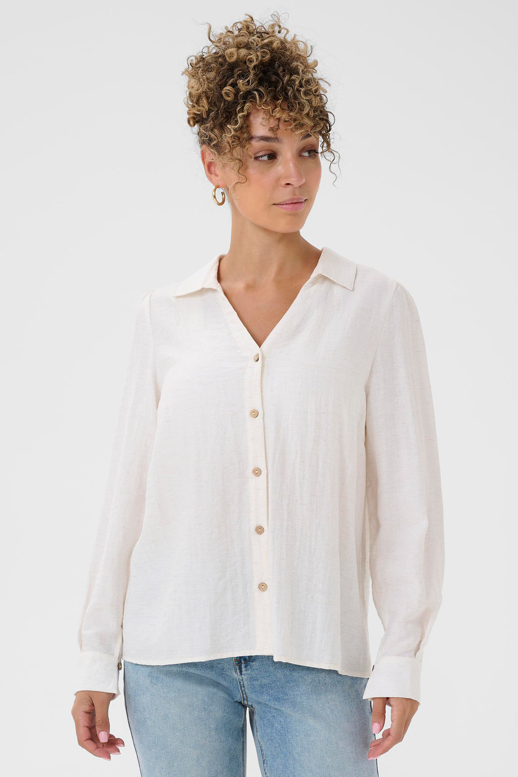 Cream Clothing CRHeidy Whisper White Shirt 10614901 1107011