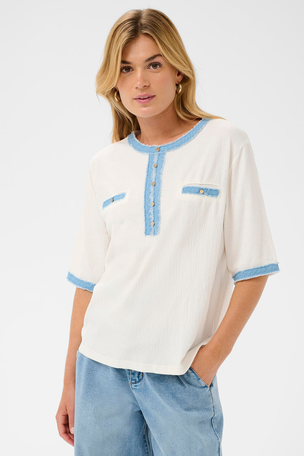 Cream Clothing CRKatti Snow White T-Shirt 10614950 110602
