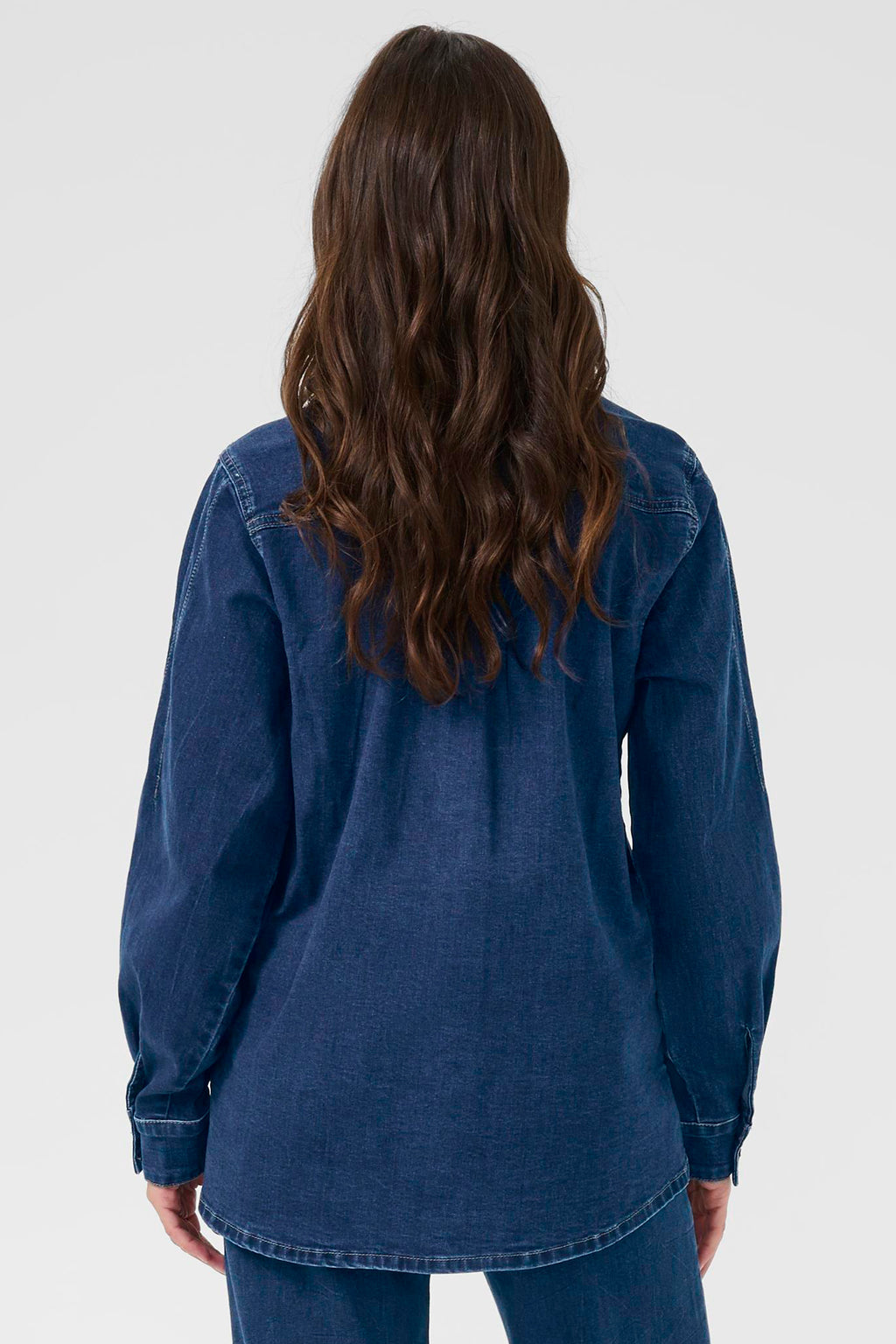 Cream Clothing CRMaddie Oakland Mid Blue Denim Shirt 10614569 108742