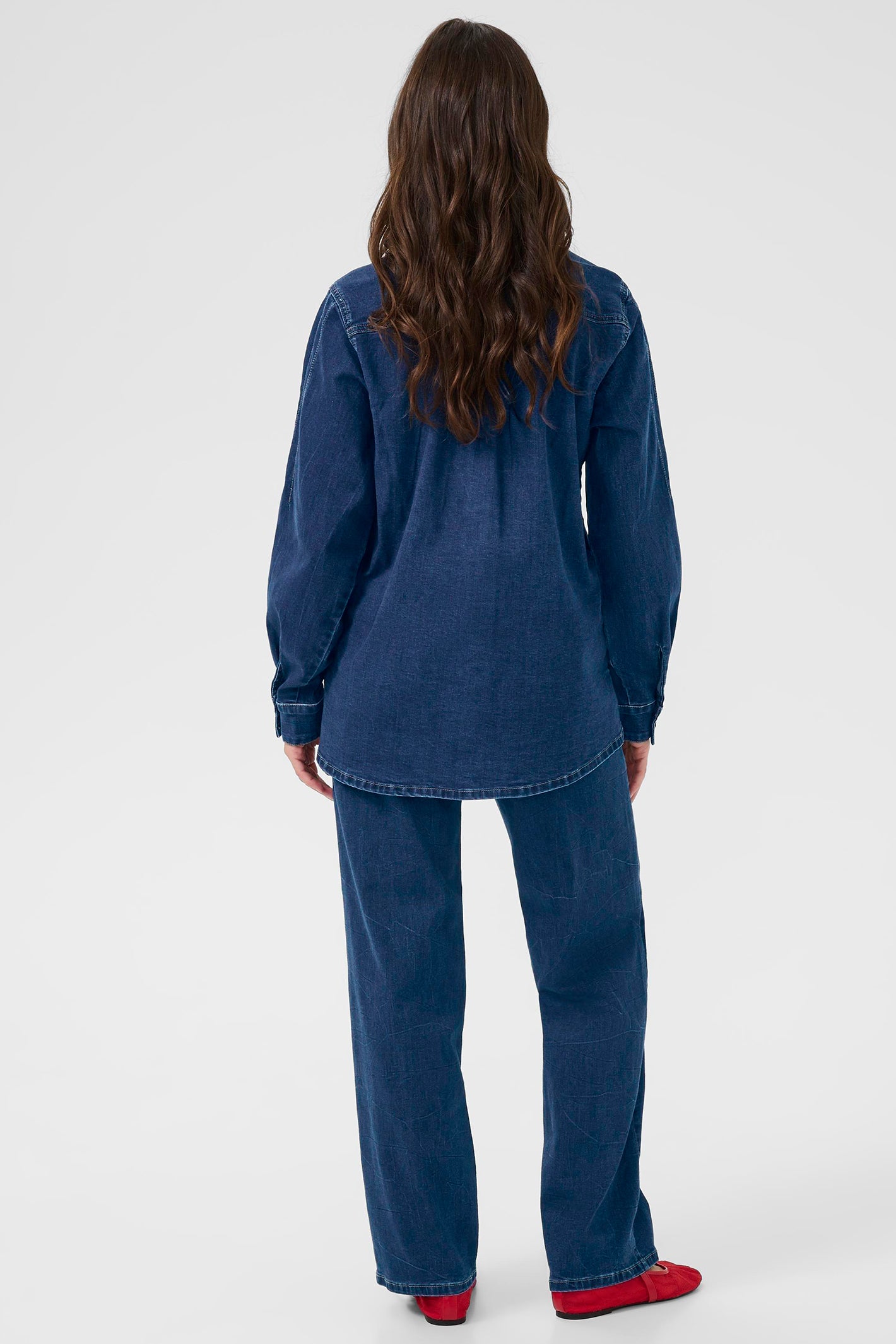 Cream Clothing CRMaddie Oakland Mid Blue Denim Shirt 10614569 108742