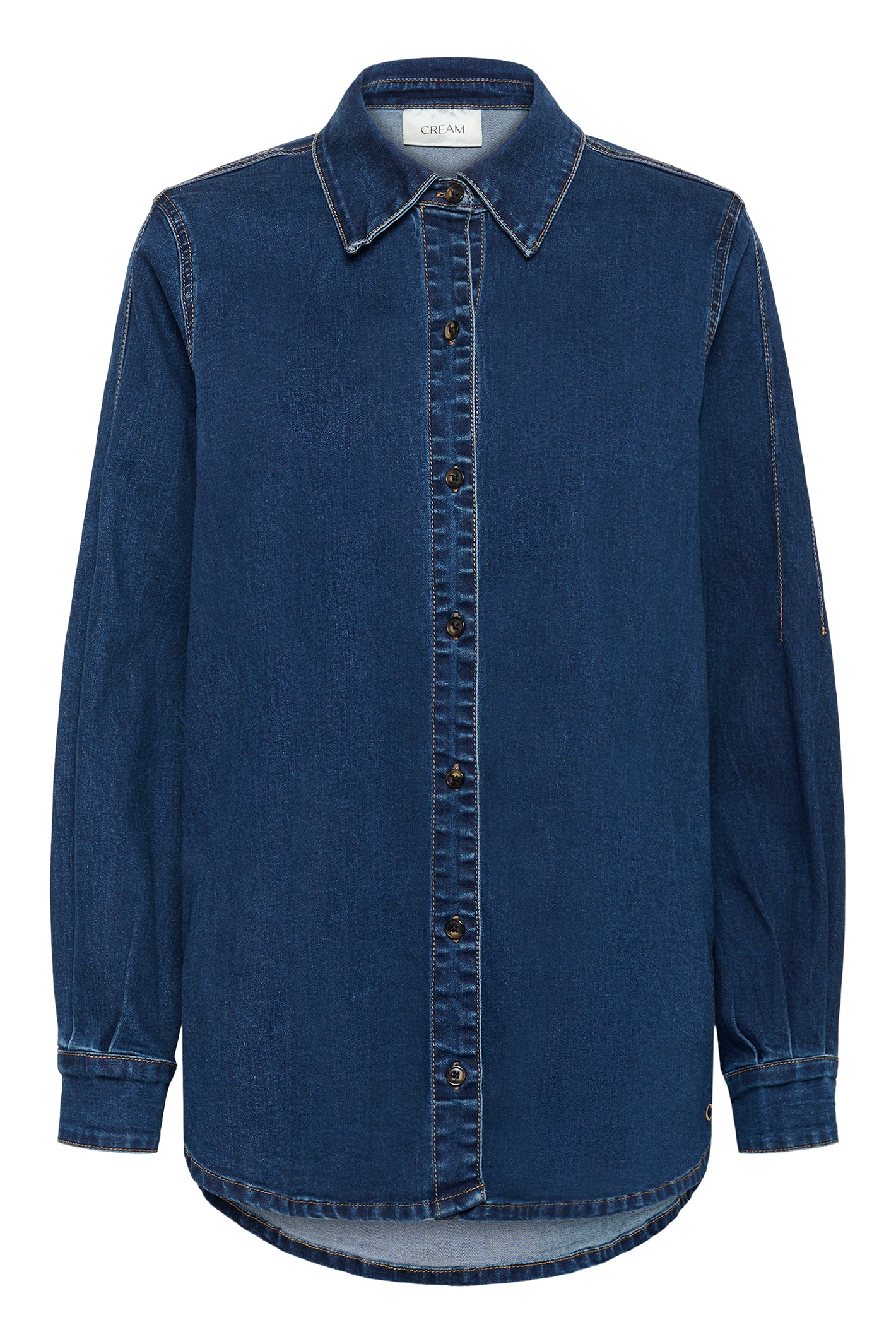 Cream Clothing CRMaddie Oakland Mid Blue Denim Shirt 10614569 108742