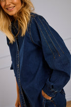 Cream Clothing CRMaddie Oakland Mid Blue Denim Shirt 10614569 108742