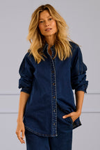 Cream Clothing CRMaddie Oakland Mid Blue Denim Shirt 10614569 108742
