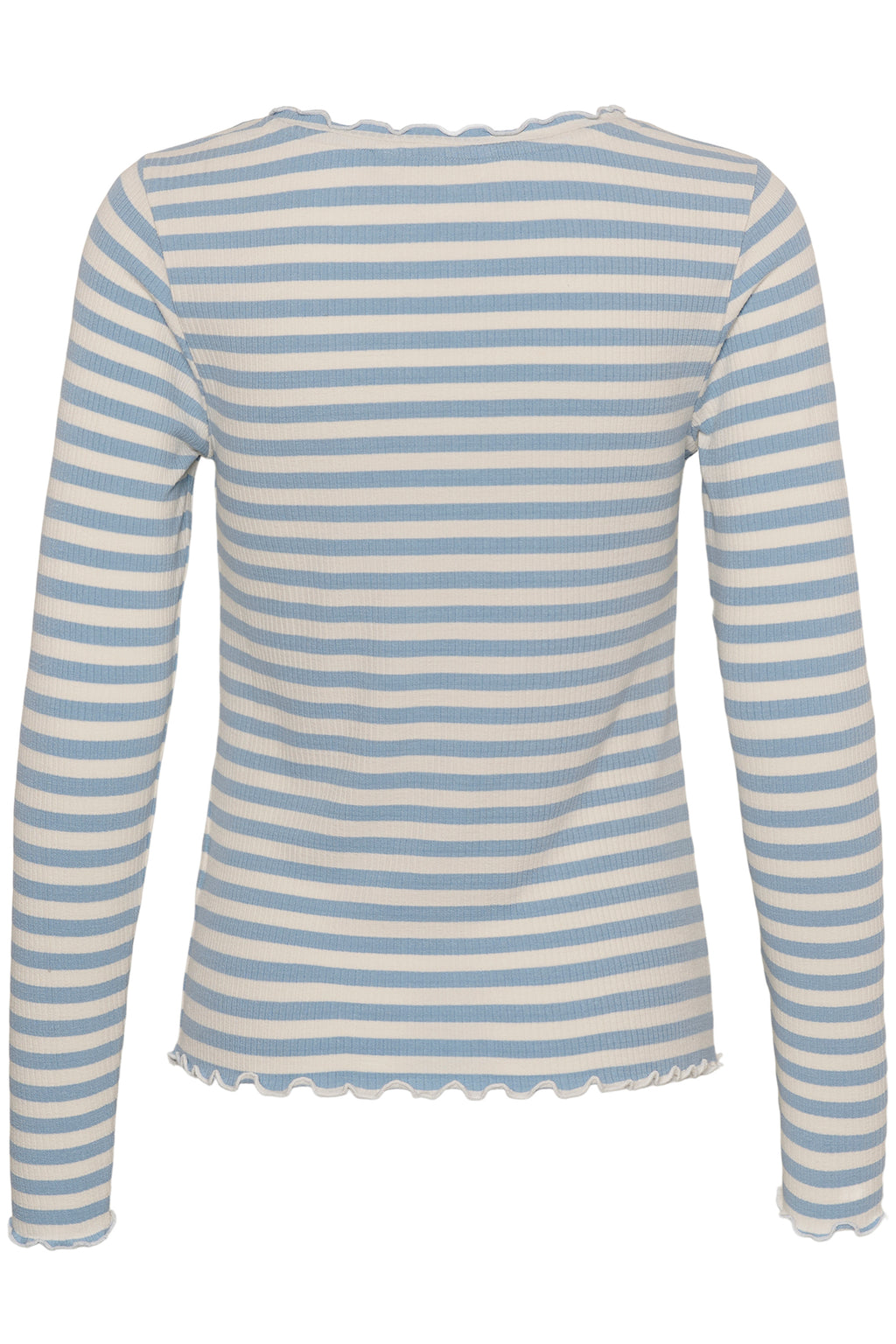 Cream Clothing CRRibba Cashmere Blue Stripe Long Sleeve T-Shirt 10614637 109319