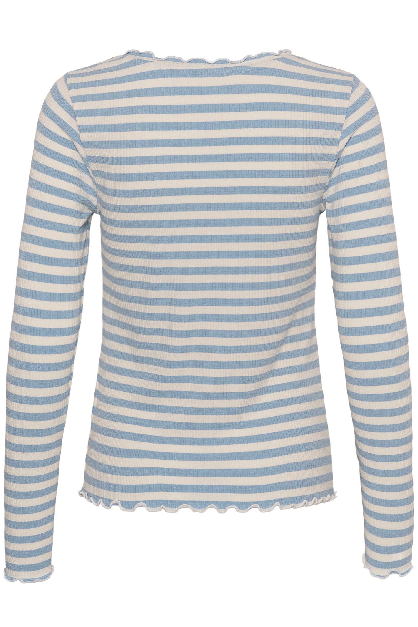 Cream Clothing CRRibba Cashmere Blue Stripe Long Sleeve T-Shirt 10614637 109319