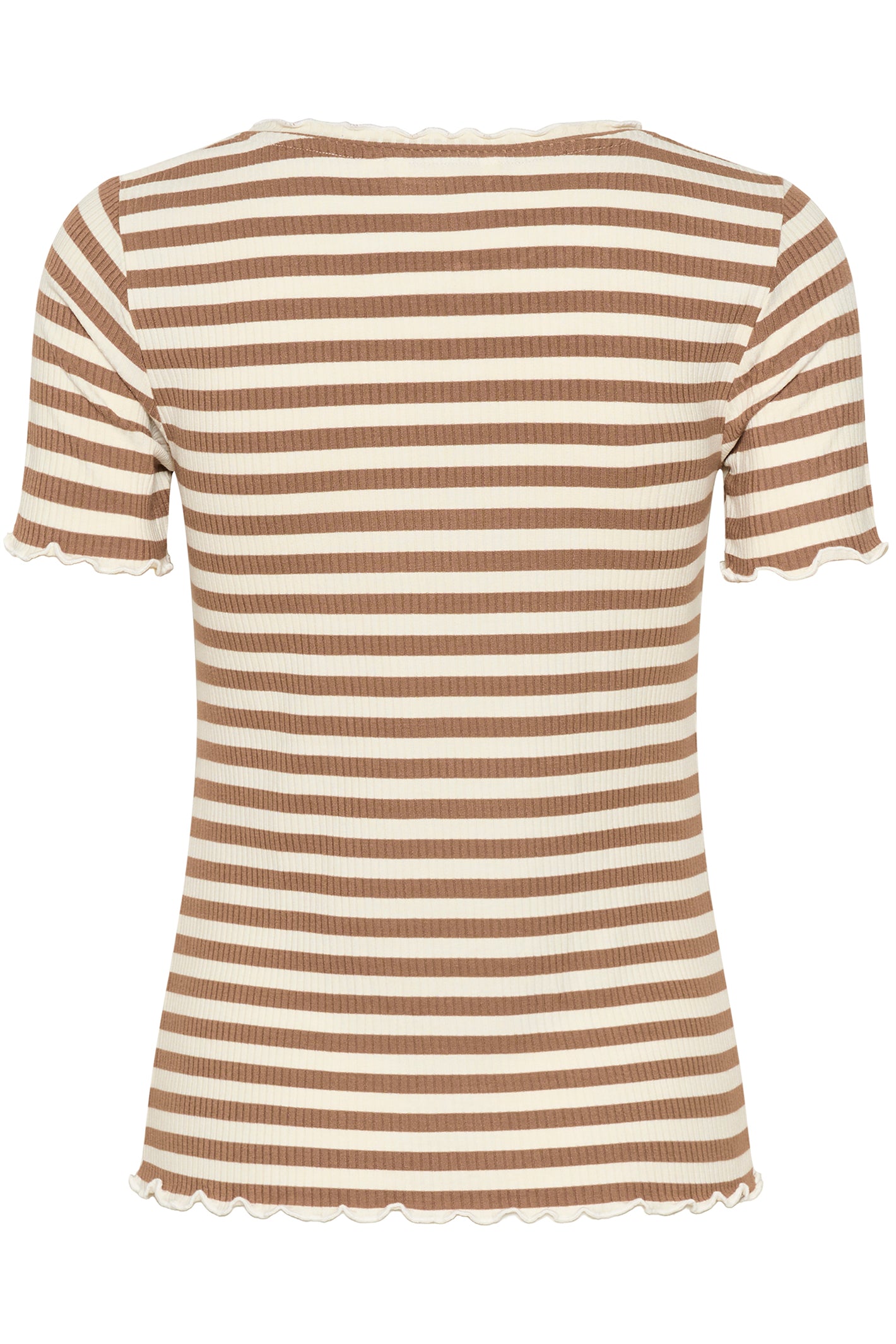 Cream Clothing CRRibba Cocoa Creme Stripe T-Shirt 10613876 108850
