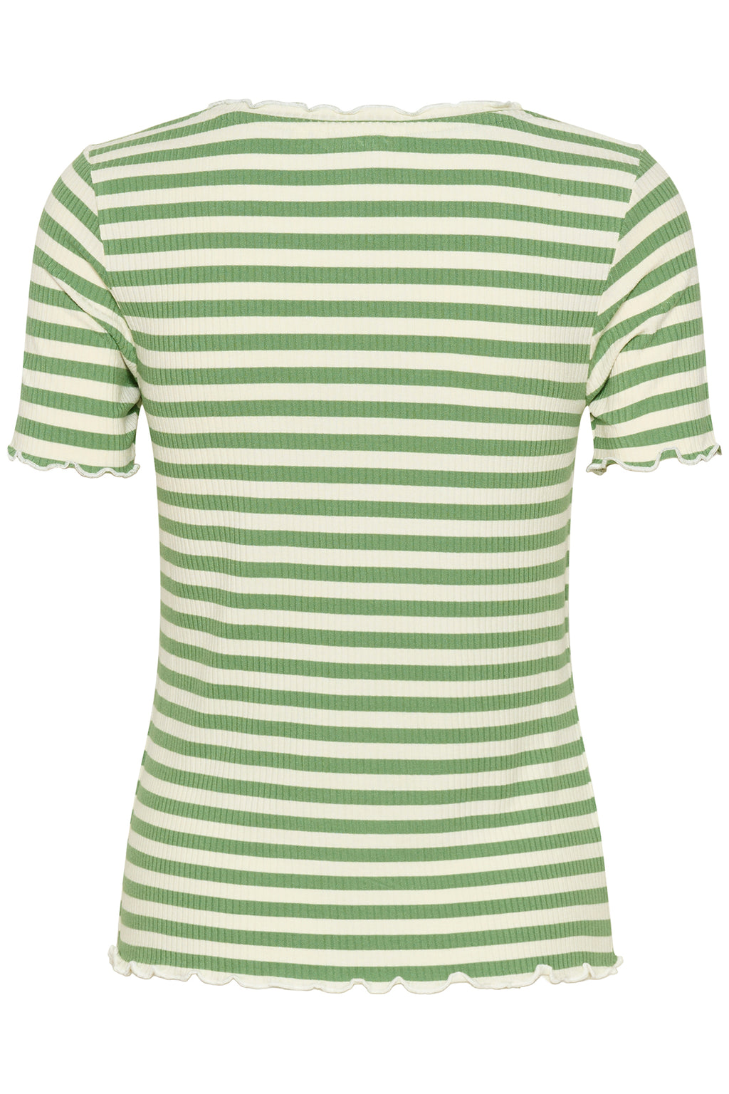 Cream Clothing CRRibba Jade Green Stripe T-Shirt 10613876 108849