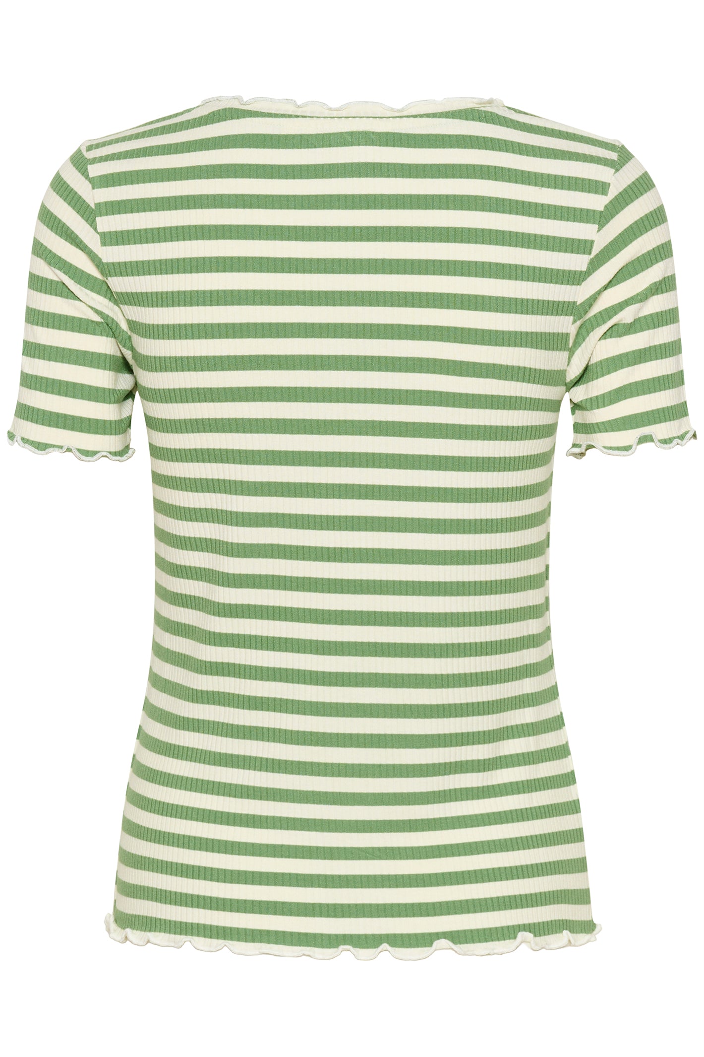 Cream Clothing CRRibba Jade Green Stripe T-Shirt 10613876 108849