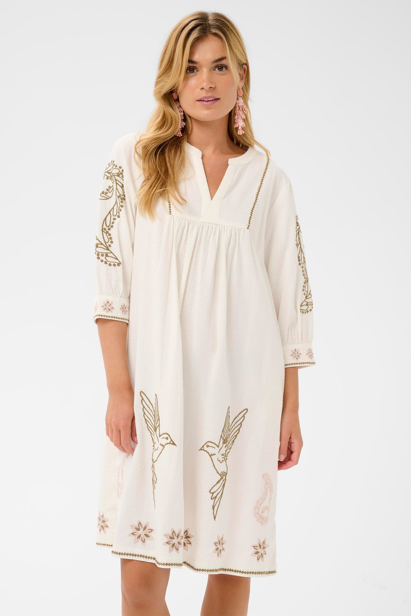 Cream Clothing CRRosetta Whisper White Dress 10614774 110701