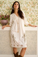Cream Clothing CRRosetta Whisper White Dress 10614774 110701