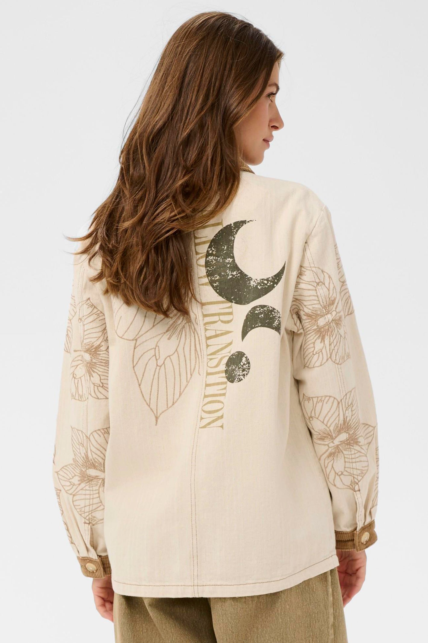 Cream Clothing CRSimone Perfectly Pale Shirt Jacket 10614862 130003