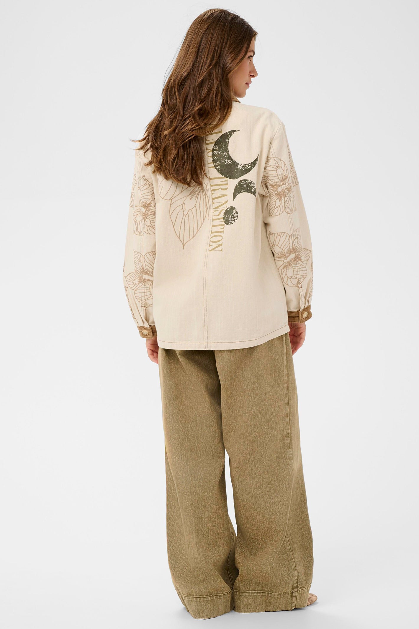 Cream Clothing CRSimone Perfectly Pale Shirt Jacket 10614862 130003