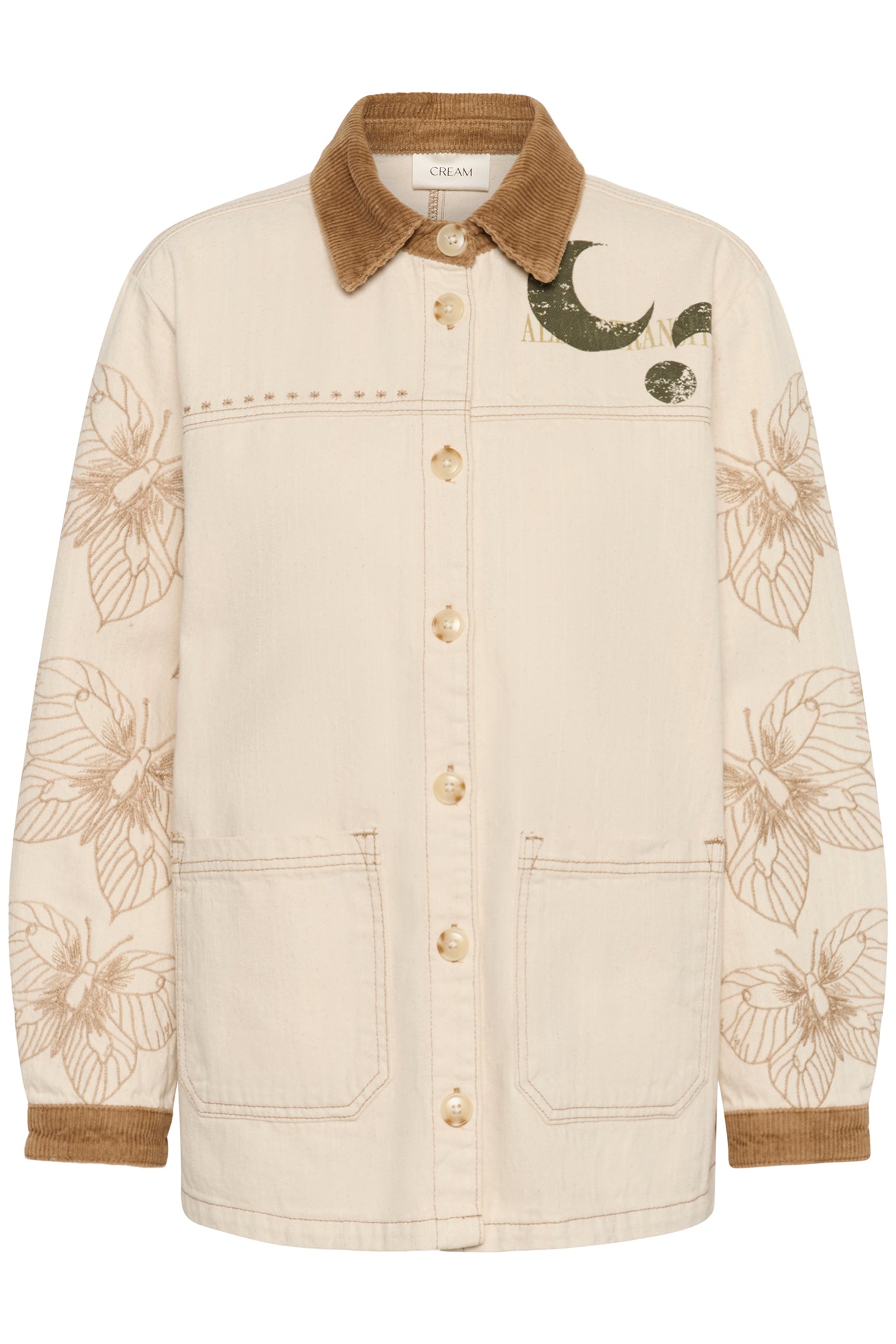 Cream Clothing CRSimone Perfectly Pale Shirt Jacket 10614862 130003
