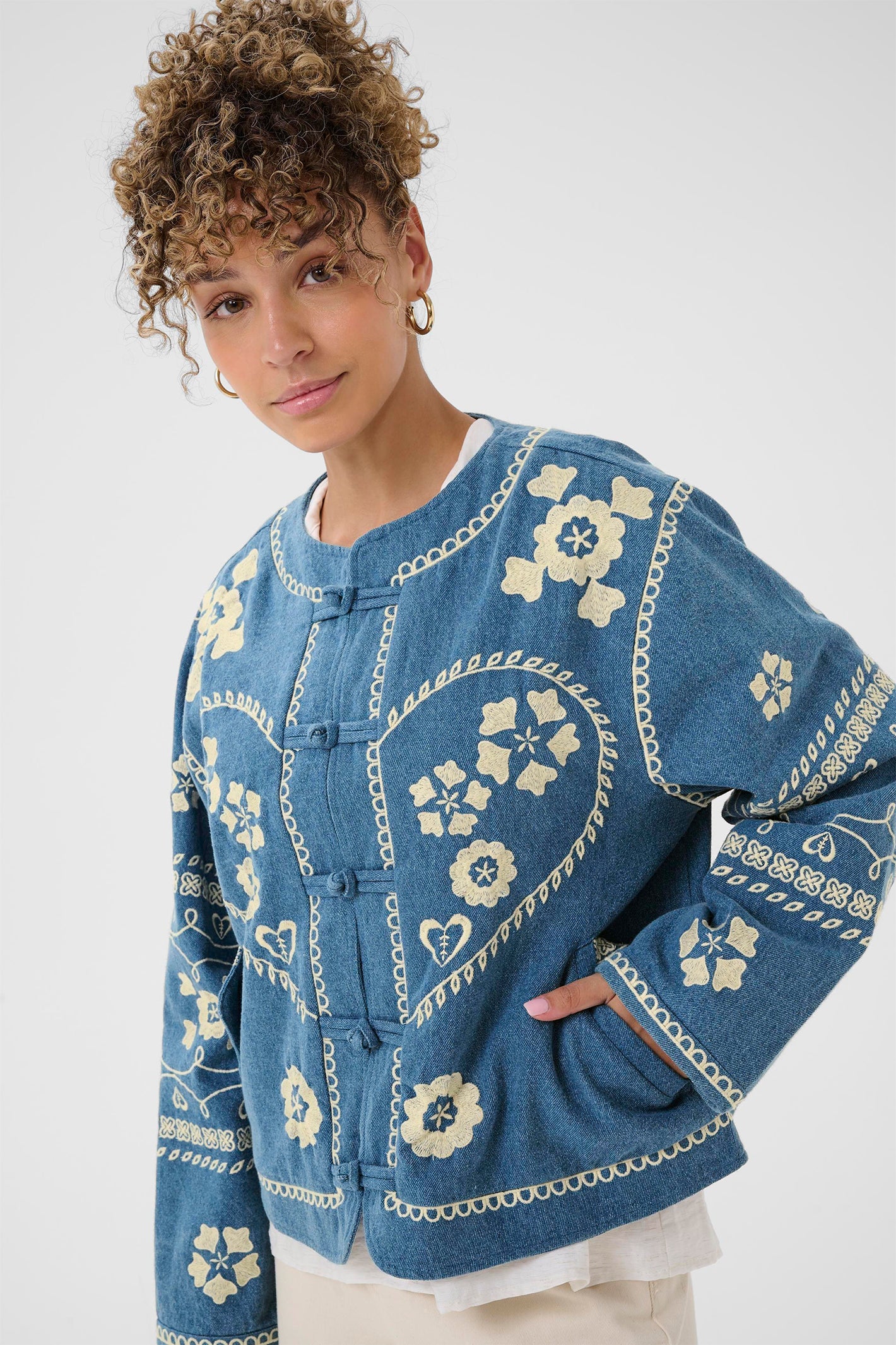 Cream Clothing CRTannie Portland Blue Jacket 10614559 104682