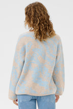 Cream Clothing CRTemikka Cashmere Blue Paisley Jumper 10614714 108859