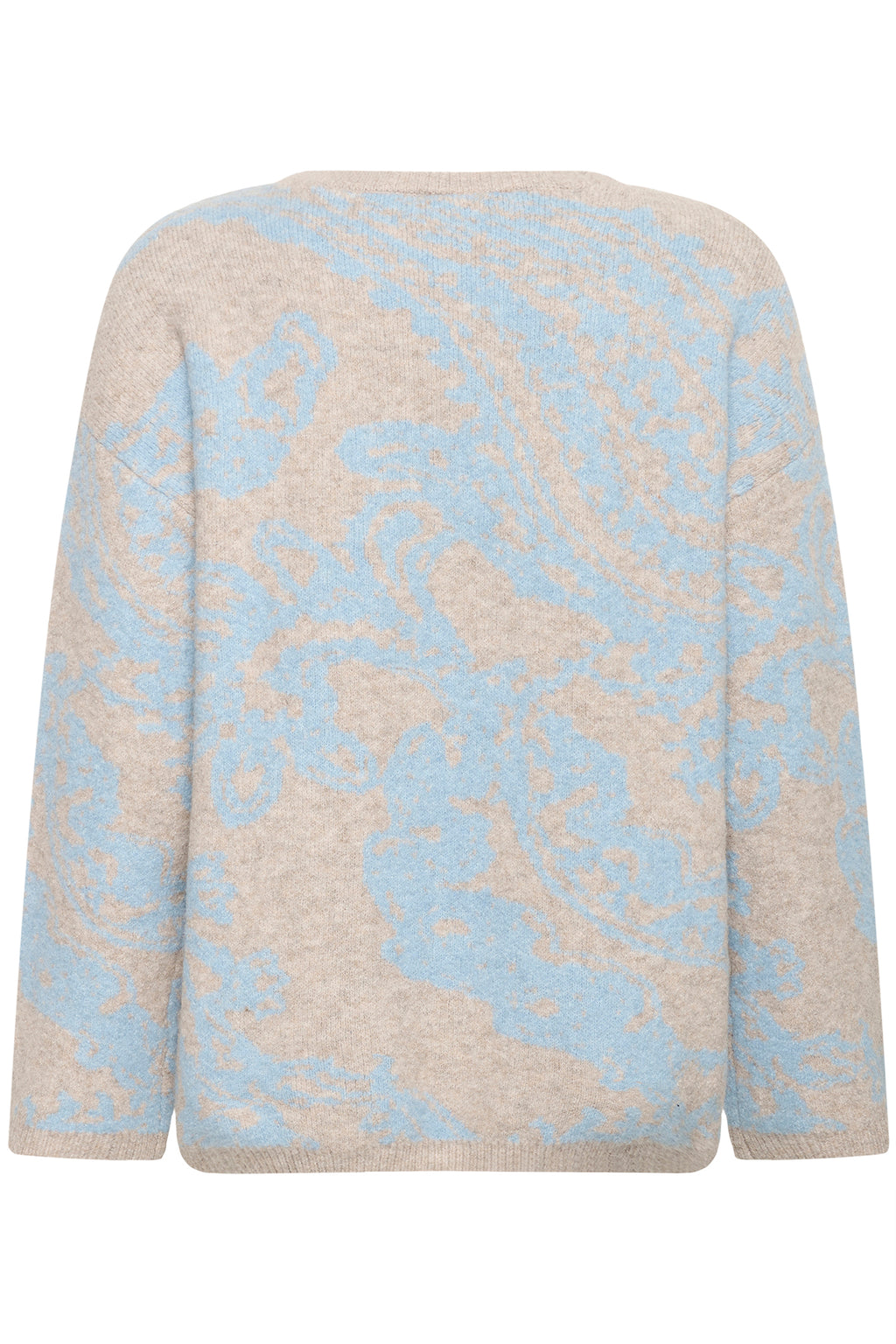 Cream Clothing CRTemikka Cashmere Blue Paisley Jumper 10614714 108859