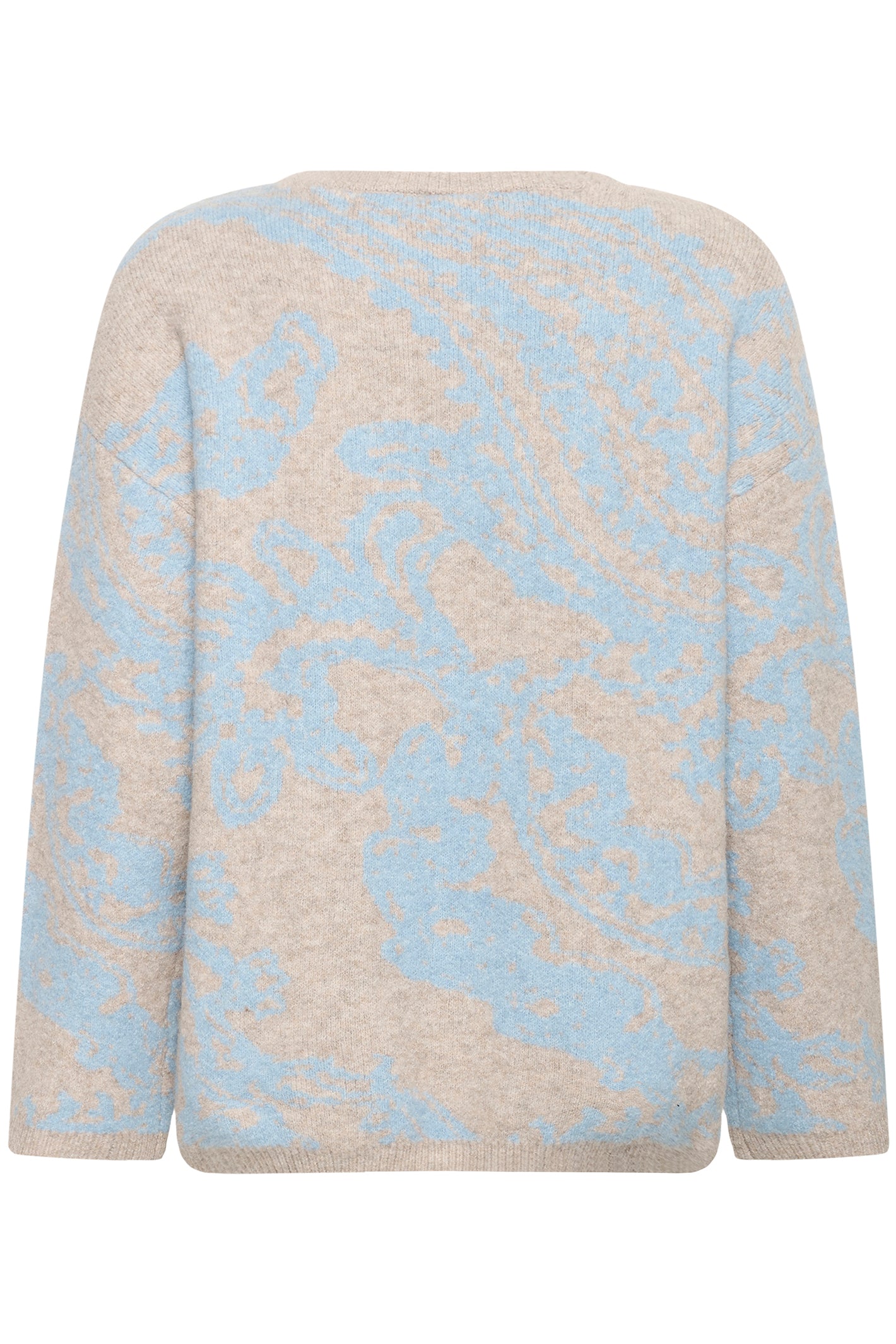 Cream Clothing CRTemikka Cashmere Blue Paisley Jumper 10614714 108859
