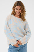 Cream Clothing CRTemikka Cashmere Blue Paisley Jumper 10614714 108859