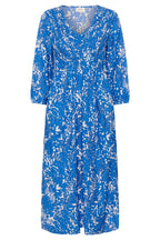 Cream Clothing CRTiah Blue Toile Smock Dress 10613476 109077