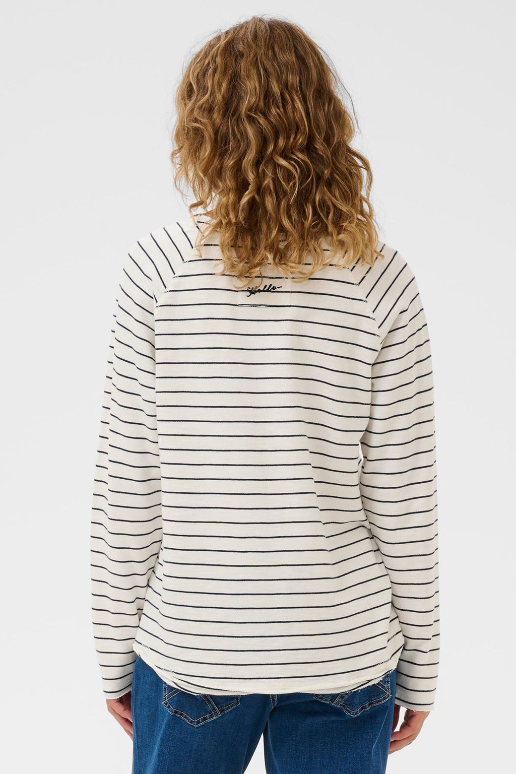 Cream Clothing CRVerma Whisper Navy Stripe Blouse 10614586 108841