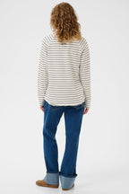 Cream Clothing CRVerma Whisper Navy Stripe Blouse 10614586 108841