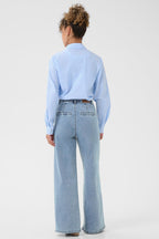 Cream Clothing CRVisti Cleveland Blue Wide Leg Jeans 30 Inch 10612286 108844