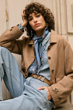 Cream Clothing CRVisti Cleveland Blue Wide Leg Jeans 30 Inch 10612286 108844