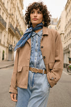 Cream Clothing CRVisti Cleveland Blue Wide Leg Jeans 30 Inch 10612286 108844