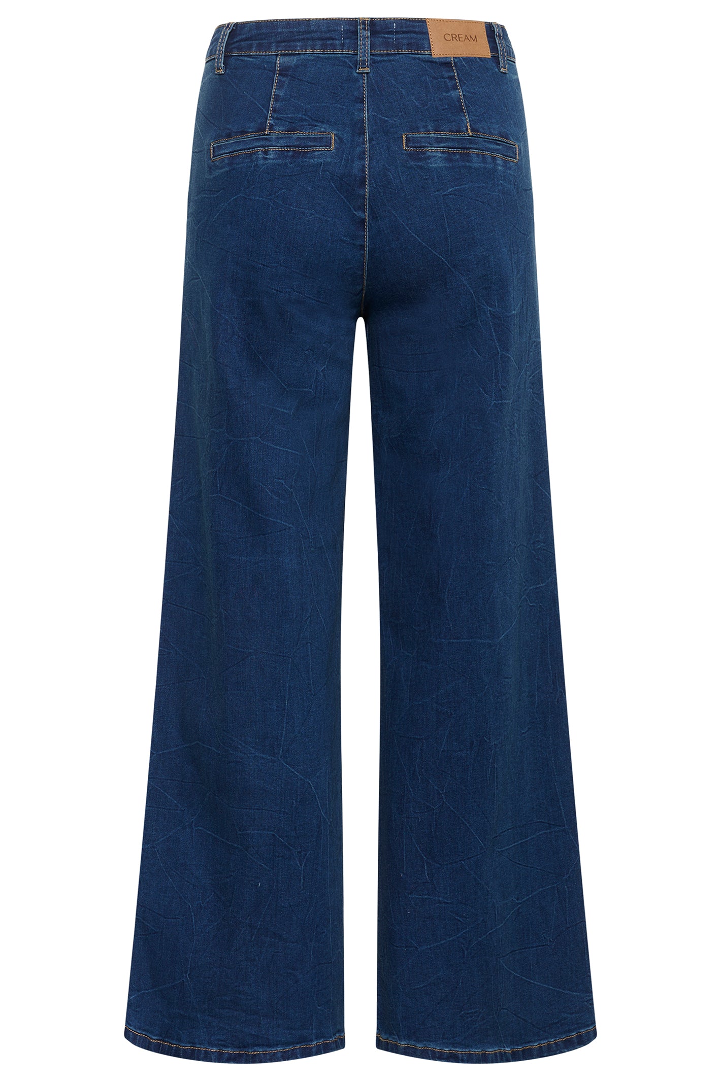 Cream Clothing CRVisti Oakland Mid Blue Wide Leg Jeans 32 Inch 10612286 108742