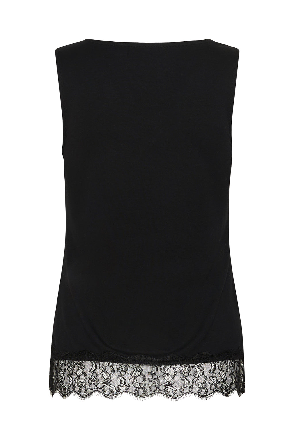 Cream CRAlvaia pitch black lace top at OSO Boutique