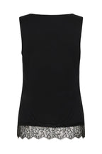 Cream CRAlvaia pitch black lace top at OSO Boutique