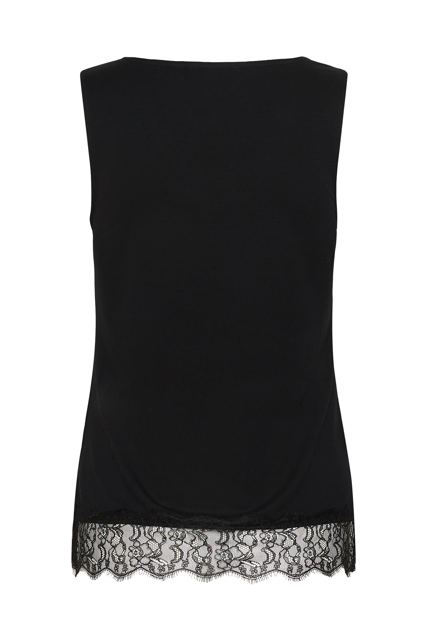 Cream CRAlvaia pitch black lace top at OSO Boutique