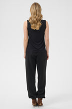 Cream CRAlvaia pitch black lace top at OSO Boutique