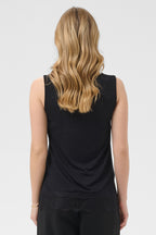 Cream CRAlvaia pitch black lace top at OSO Boutique
