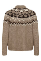 Cream CRCherrie brown lentil melange jumper at OSO Boutique