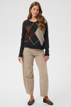 Cream CRHope pitch black jumper at OSO Boutique