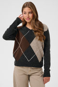 Cream CRHope pitch black jumper at OSO Boutique