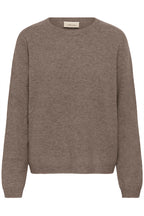 Cream CRMela java brown melange jumper at OSO Boutique