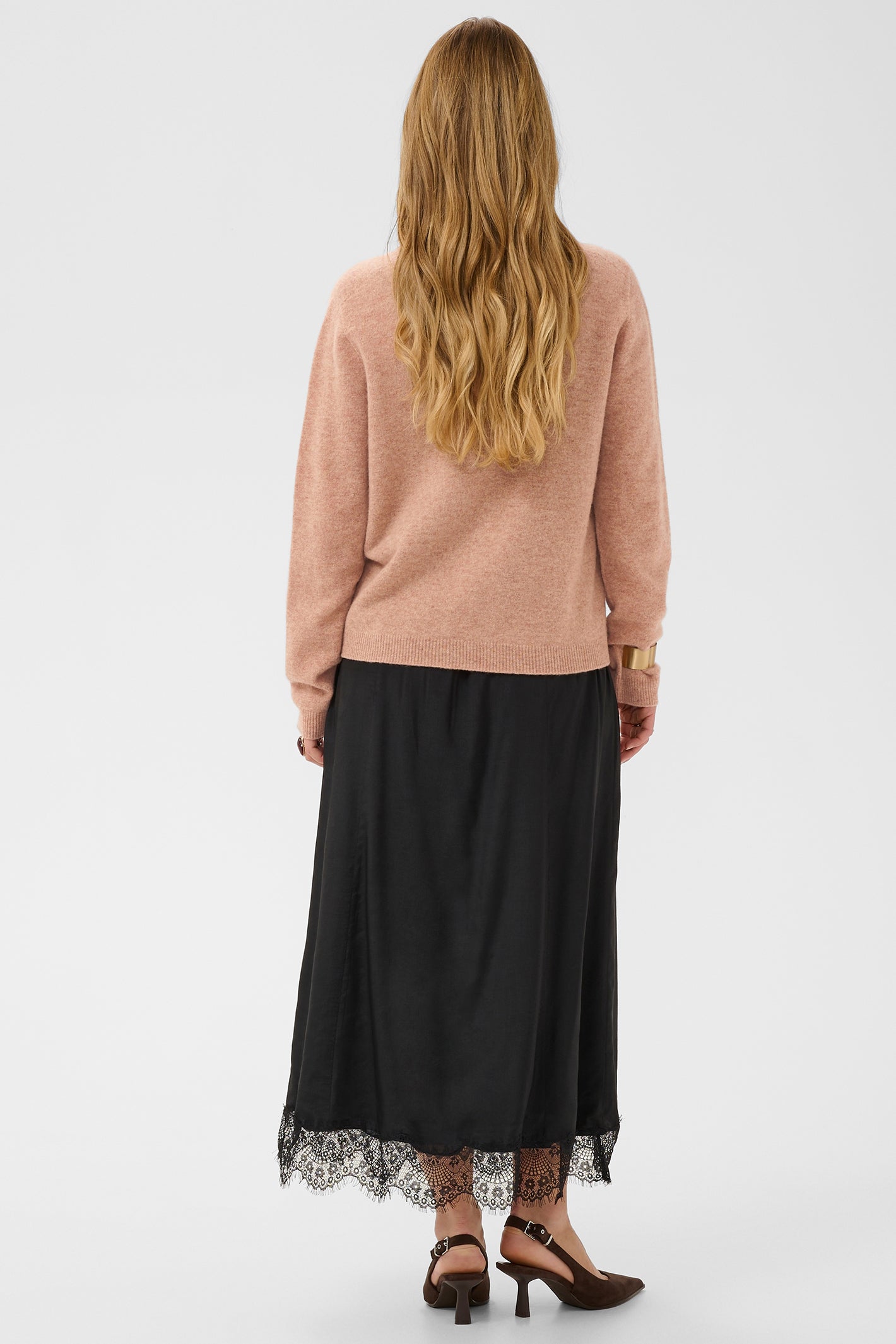 Cream CRMela mahogany rose jumper at OSO Boutique