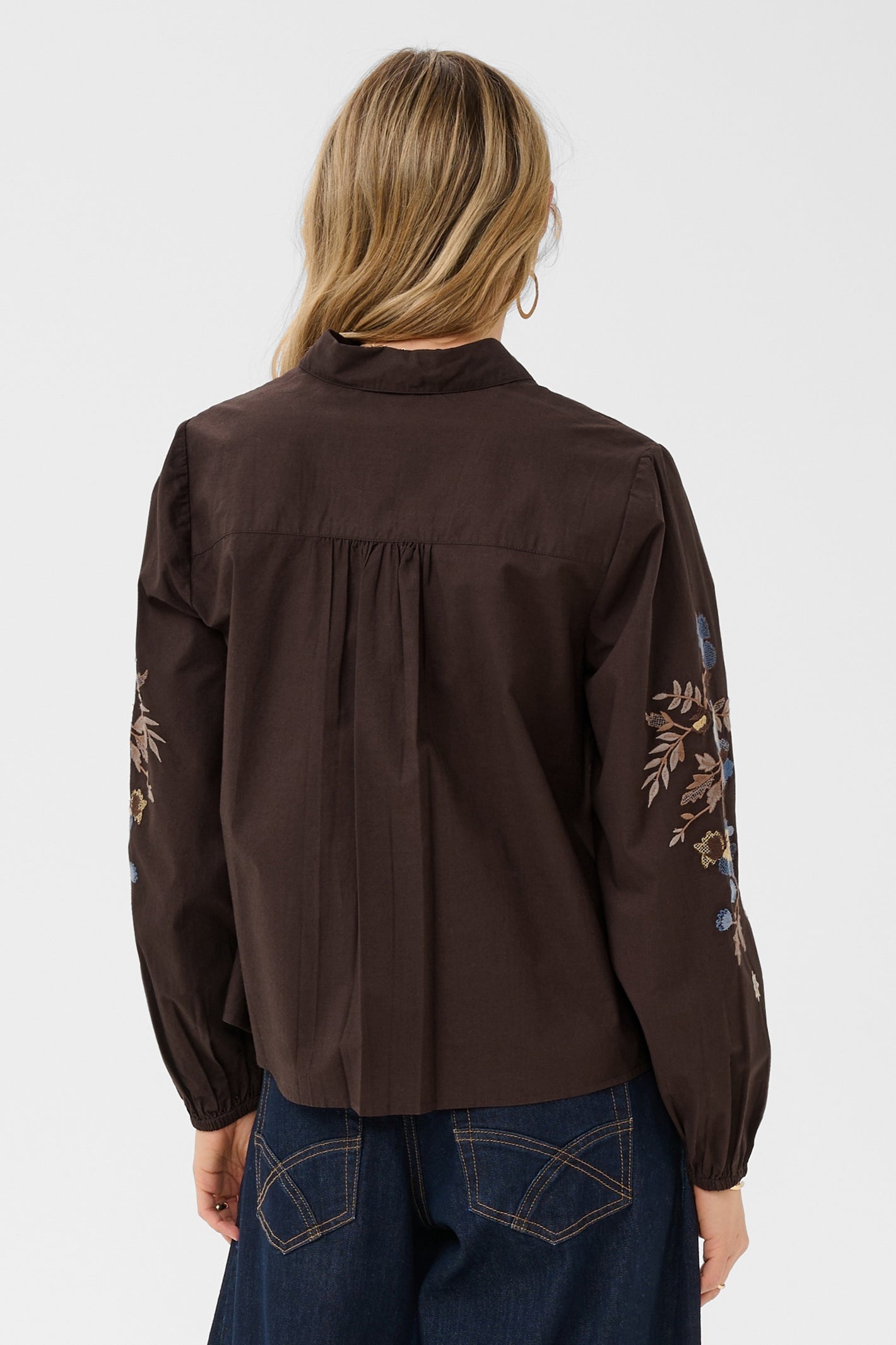 Cream CRPeona java brown shirt at OSO Boutique