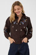 Cream CRPeona java brown shirt at OSO Boutique
