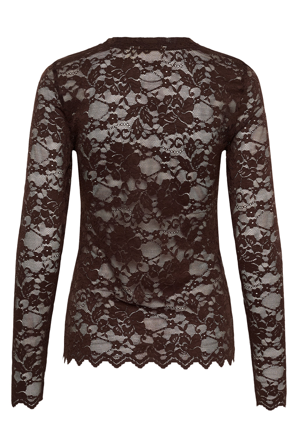 Cream CRPitia java brown lace blouse at OSO Boutique