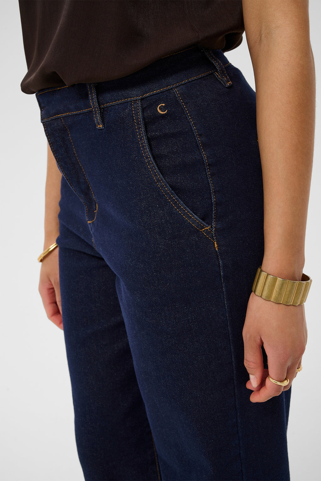 Cream CRVisti Cape Breton straight leg jeans at OSO Boutique