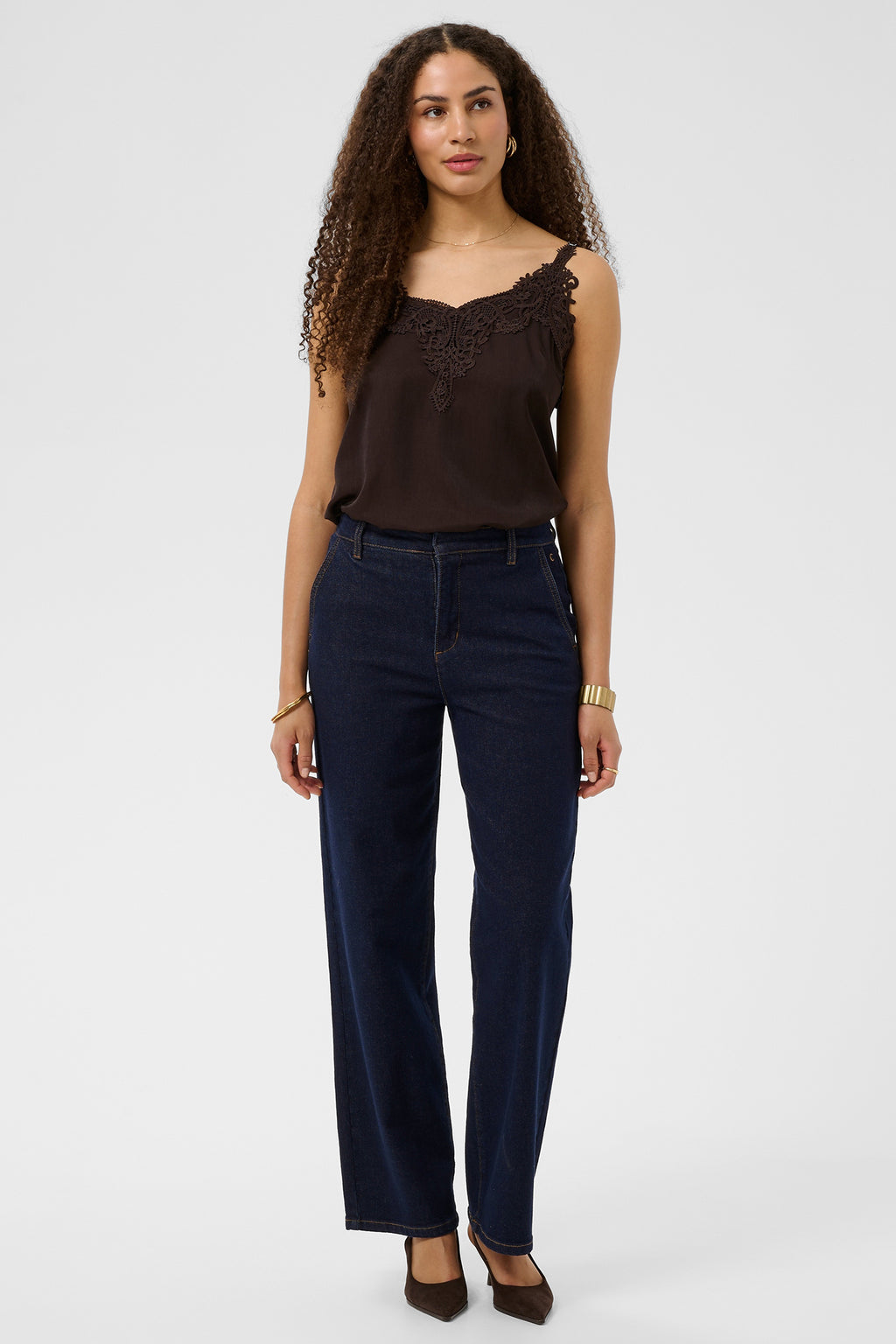 Cream CRVisti Cape Breton straight leg jeans at OSO Boutique