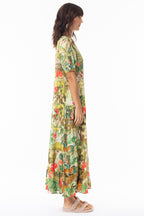 Escape 10049 Cecilia Print Layers Maxi Dress