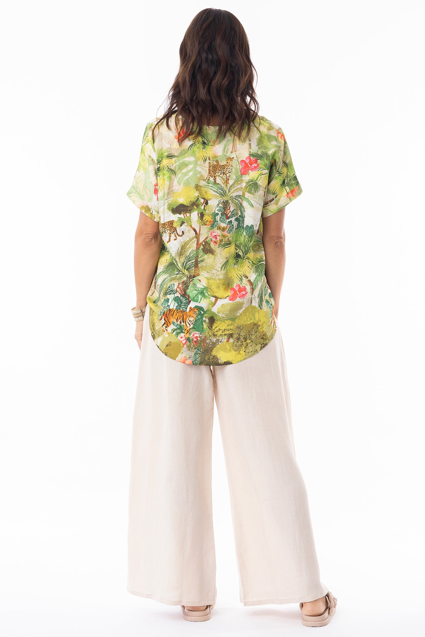 Escape 12260 Cecilia Short Sleeve Print Top