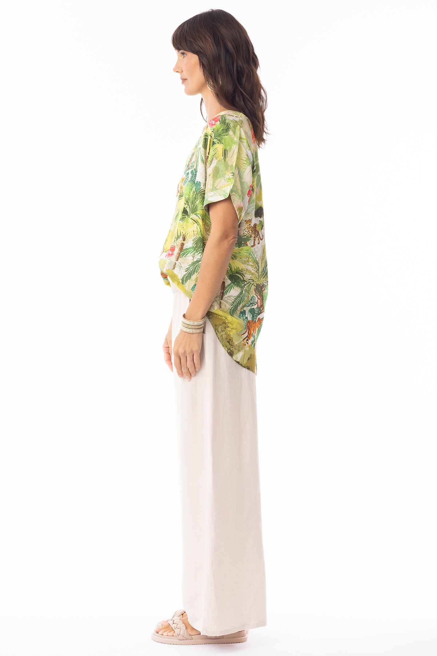 Escape 12260 Cecilia Short Sleeve Print Top