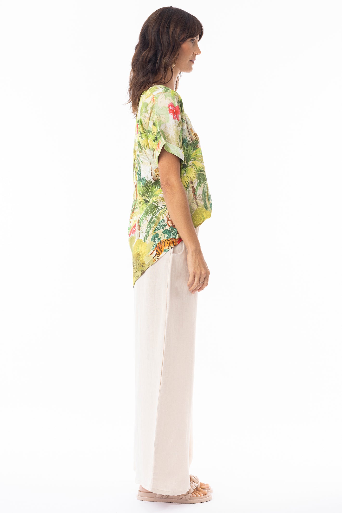 Escape 12260 Cecilia Short Sleeve Print Top